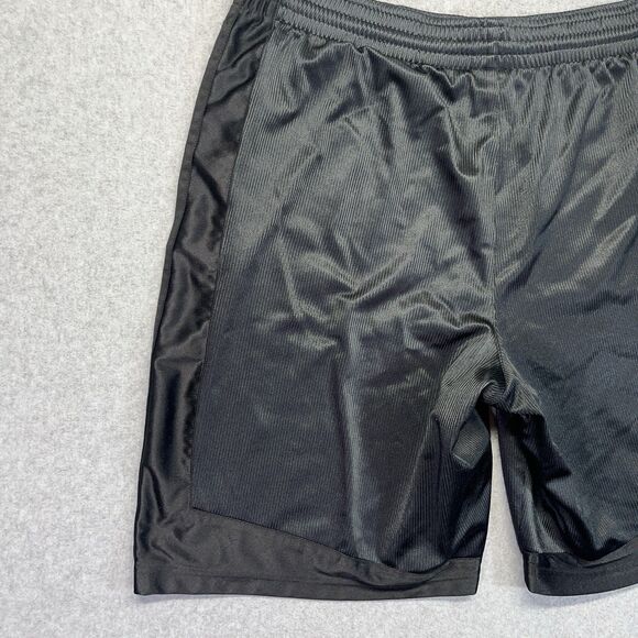 Nike Silver Tag Basketball Gym Shorts Men’s L Large Black Gray Vintage Y2K - Picture 13 of 16